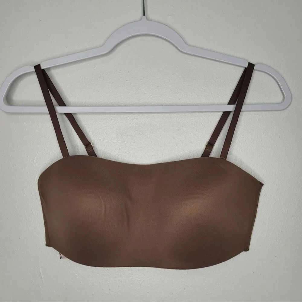 Victoria's secret brown Lightly lined No wire adjustable strap bra size Medium